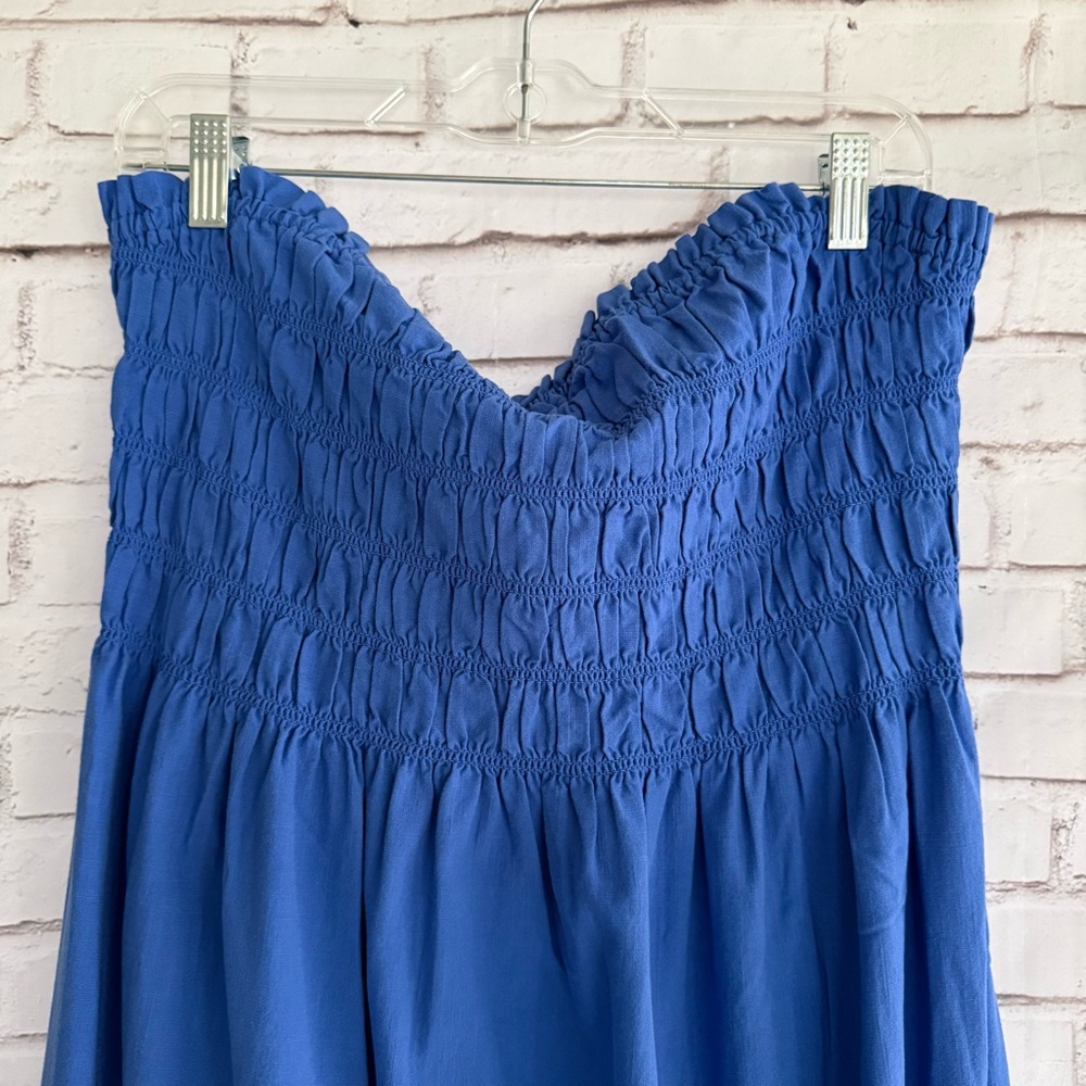 Universal Thread Royal Blue Smocked Dress - Picture 3 of 5